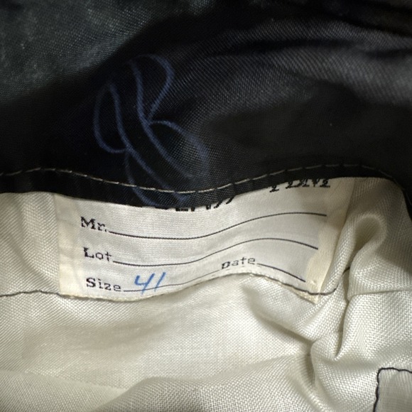 Vtg Bill Blass 41L Gray Plaid Lightweight Wool Blazer Sport Coat Jacket 1977 - Picture 8 of 15